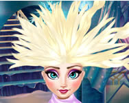 Elsa frozen real haircuts online játék