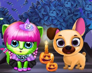 Scary makeover halloween pet salon fodrászos ingyen játék