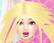 Barbie real haircuts fodrászos játékok