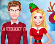 Ellie-and-ben-christmas-preparation fodrászos HTML5 játék