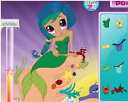 Mermaid hairstyles online játék
